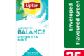 LIPTON FGS Green Tea Mint 6 x 25 zk.