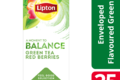 LIPTON FGS Green Tea Red Berries 6 x 25 zk(uitlopend artikel)