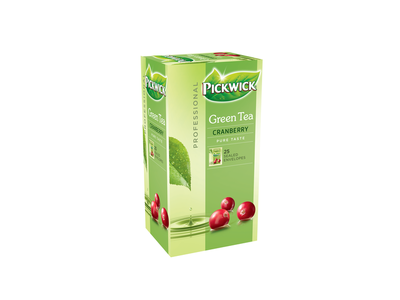 PW TEA PROF  GROENE THEE CRANBERRY 3x 25 x 2 gram