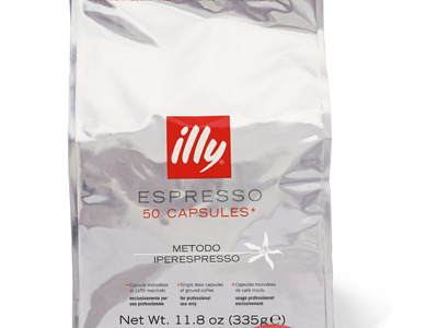 illy IPSO normale branding Espresso rood  zak 30 capsules