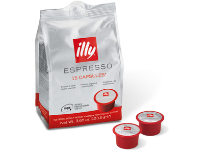 MPS illy NORMAAL ESPRESSO ROOD 6 x 15 stk.