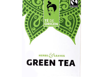 TE DE ORIGEN Green Tea 6x20x2gr. fairtrade+ bio