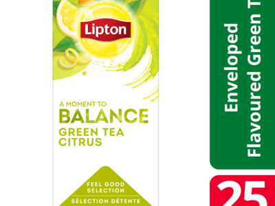 LIPTON FGS Green Tea Citrus 6 x 25 zk.