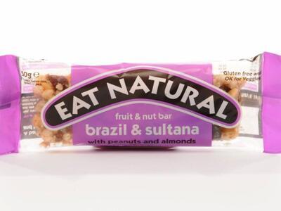 EAT NATURAL BRAZIL SULTANAS ALMOND HAZELNOOT 12 stuks