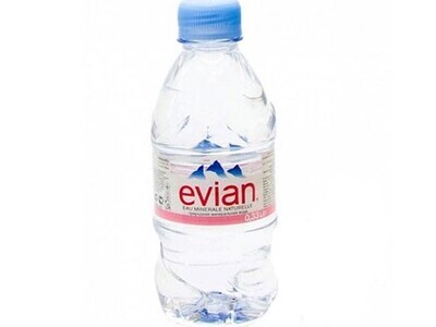 EVIAN  MINERAALWATER 0.33 lt petfles tray (incl 0.28 vp belasting)