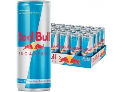 Red Bull SUGAR FREE tray blk. 24 stk. 0.25 liter