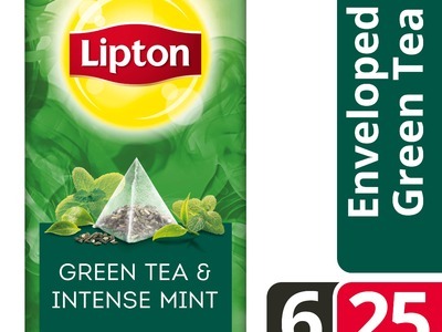 LIPTON TEA EXCLUSIVE SELECTION Groene thee Munt 6 x 25 envel.