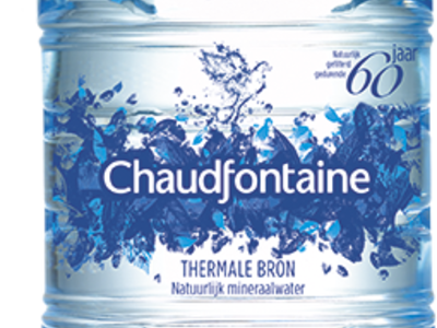 CHAUDFONTAINE WATER BLAUW PET FLES 0.33 l. 24 st