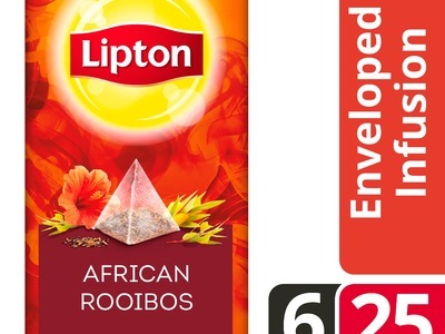 LIPTON TEA EXCLUSIVE SELECTION Afrikaanse Rooibos 6x25 envel