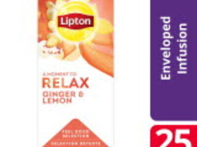 LIPTON FGS Ginger & Lemon 6x 25 zk.