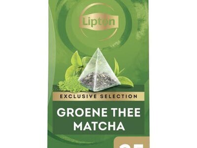 LIPTON TEA EXCLUSIVE SELECTION Groene thee Matcha 6 x 25 envel.