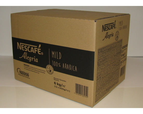 NESCAFE ALEGRIA 100% ARABICA MILD ds. 12x500 gram