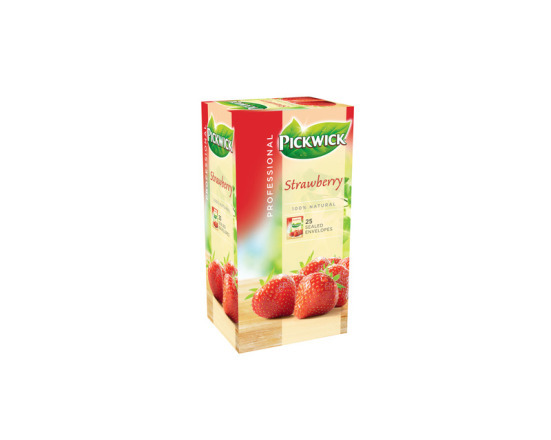 PW TEA PROF AARDBEI 3 x 25 x 2 gram