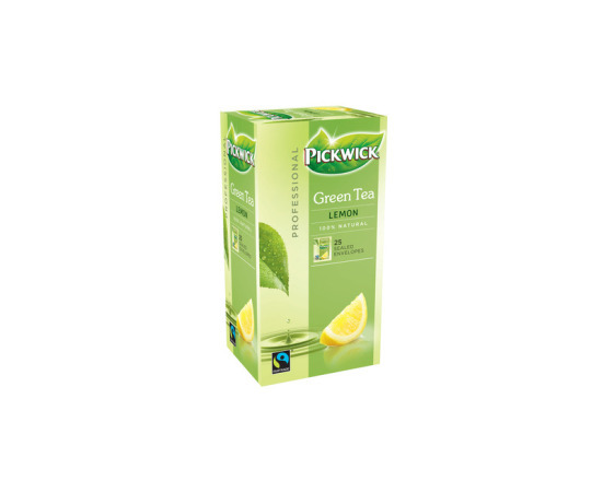 PW TEA PROF GROENE THEE LEMON fairtrade 3 x 25 x 2 gram