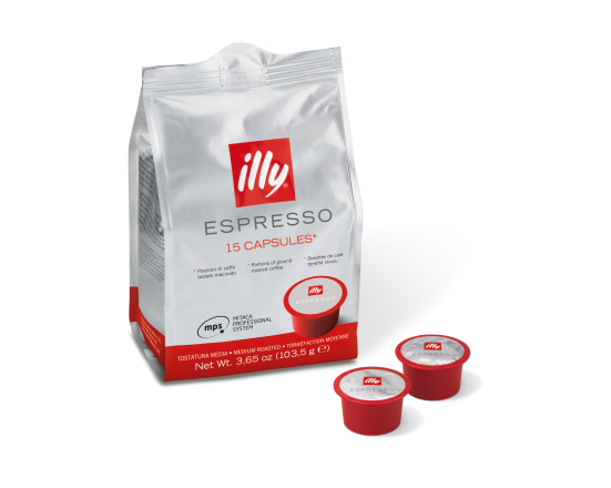 MPS illy NORMAAL ESPRESSO ROOD 6 x 15 stk.