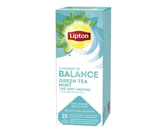 LIPTON FGS Green Tea Mint 6 x 25 zk.