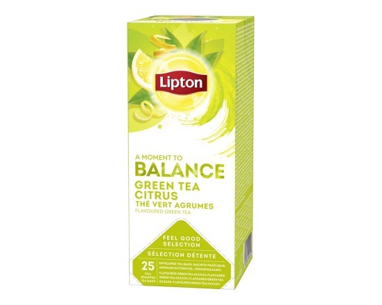 LIPTON FGS Green Tea Citrus 6 x 25 zk.