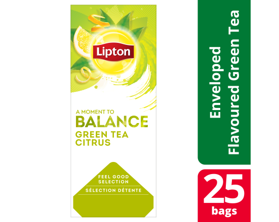 LIPTON FGS Green Tea Citrus 6 x 25 zk.