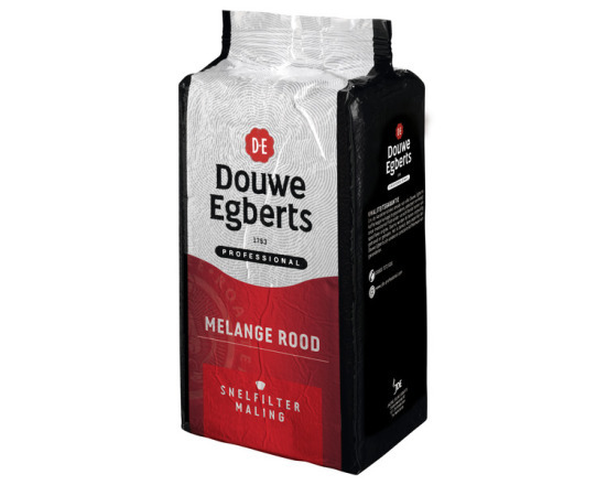 DOUWE EGBERTS snelfiltermaling melange ROOD 6 x 1 kg.