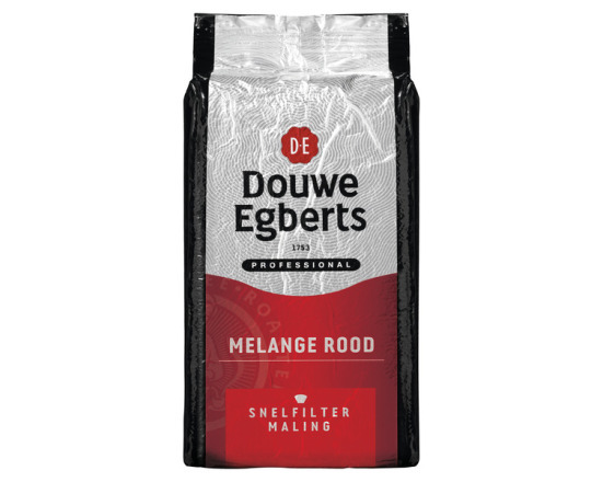 DOUWE EGBERTS snelfiltermaling melange ROOD 6 x 1 kg.