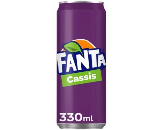 FANTA CASSIS blik sleek tray 24 x 33 cl