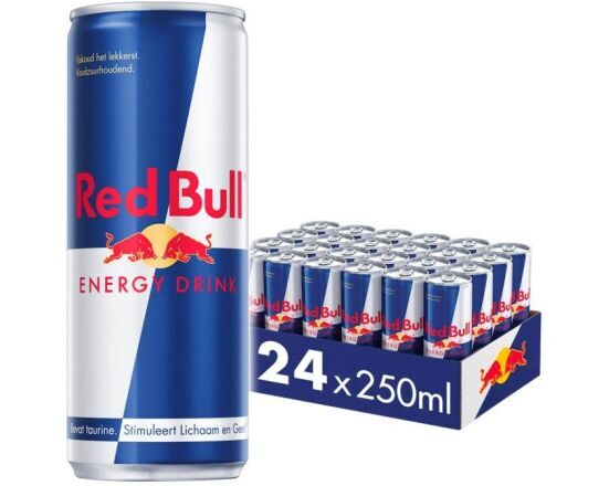 Red Bull tray 24 blk. 0.25 ltr.
