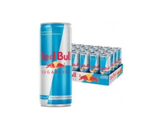 Red Bull SUGAR FREE tray blk. 24 stk. 0.25 liter