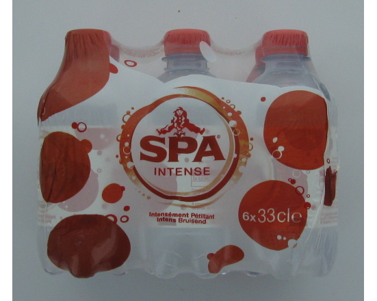 SPA ROOD WATER INTENSE 24 petflesjes 0.33 ltr 