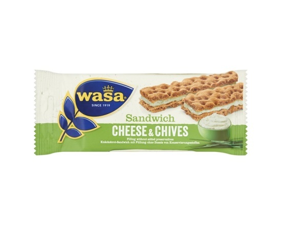 WASA SANDWICH ROOMKAAS&BIESLK. 37 gr. 24 stk.