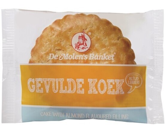 DE MOLEN GEVULDE KOEK roomboter 30 stuks per stuk verpakt