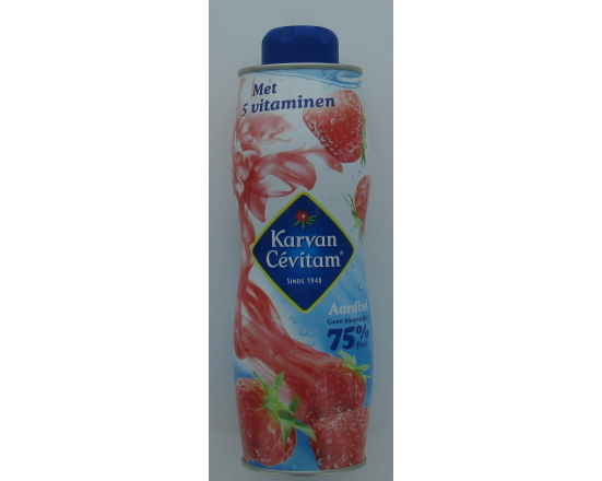 KARVAN CEVITAM AARDBEI  75 cl. 6 fles