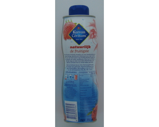 KARVAN CEVITAM AARDBEI  75 cl. 6 fles