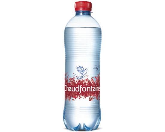 CHAUDFONTAINE WATER ROOD PET FLES  0.5 L. 24 stk