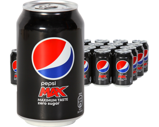 PEPSI COLA MAX tray 24 blk 33 cl.