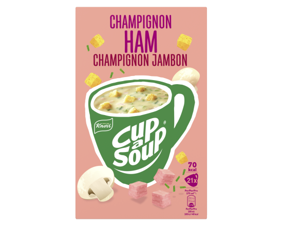 CUP A SOUP CHAMPIGNON-HAM 21 zk 175 ml