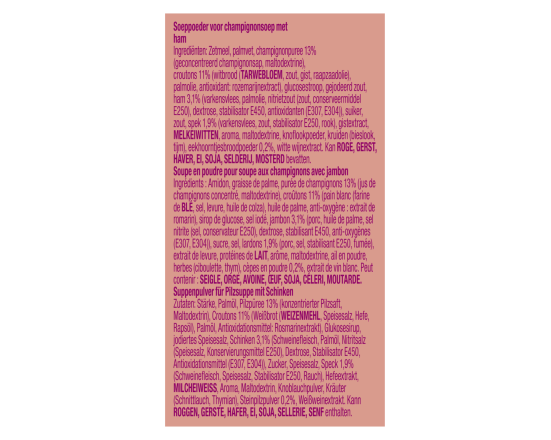 CUP A SOUP CHAMPIGNON-HAM 21 zk 175 ml