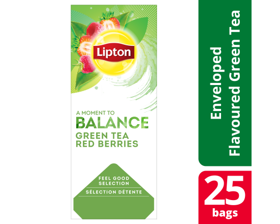 LIPTON FGS Green Tea Red Berries 6 x 25 zk(uitlopend artikel)