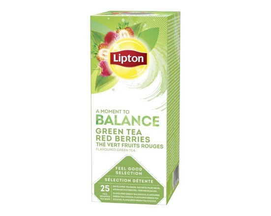 LIPTON FGS Green Tea Red Berries 6 x 25 zk(uitlopend artikel)