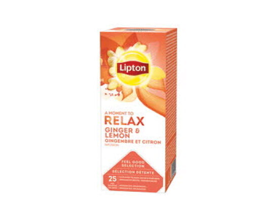 LIPTON FGS Ginger & Lemon 6x 25 zk.