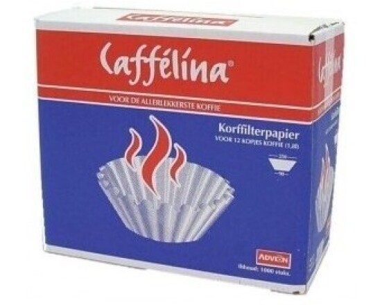 Koffiefilters Caffelina 250/90 1000 st gebleekt