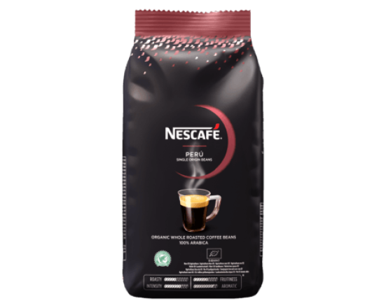 Nescafé koffiebonen peru RFA doos 10 x 1 kilo