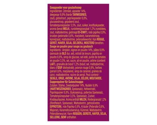 CUP A SOUP HONGAARSE GOULASH ds 21 zk 175 ml