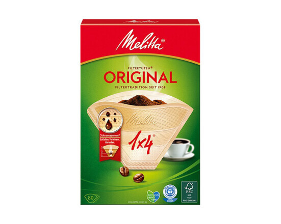Melitta Brown koffiefilters maat 4.