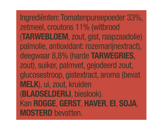 CUP A SOUP VENDING TOMAAT zk 40 porties