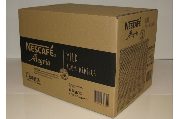 NESCAFE ALEGRIA 100% ARABICA MILD ds. 12x500 gram