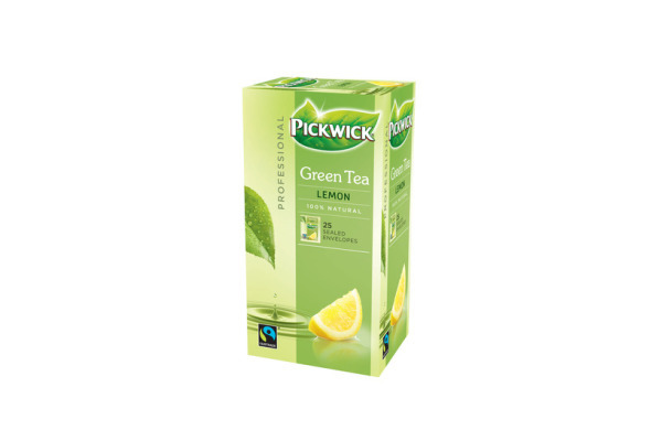 PW TEA PROF GROENE THEE LEMON fairtrade 3 x 25 x 2 gram