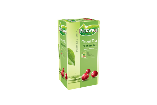 PW TEA PROF  GROENE THEE CRANBERRY 3x 25 x 2 gram