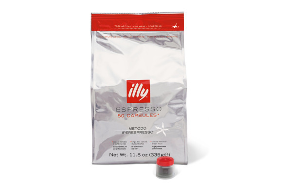 illy IPSO normale branding Espresso rood  zak 30 capsules