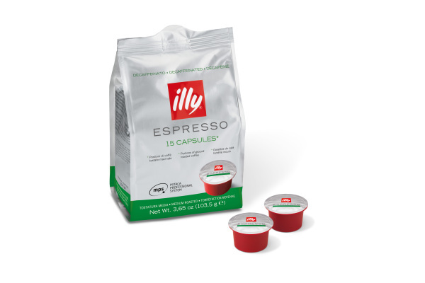 MPS illy DECAF GROEN 6 x 15 stk.