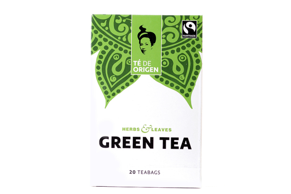 TE DE ORIGEN Green Tea 6x20x2gr. fairtrade+ bio